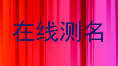 在线测名