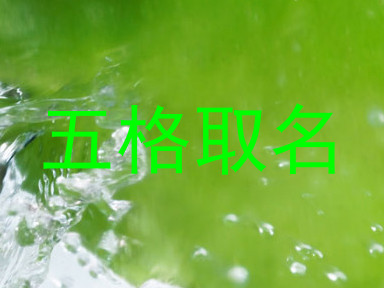 五格取名