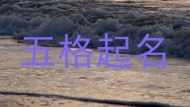 五格起名