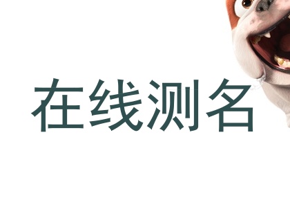 在线测名