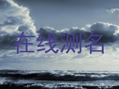在线测名