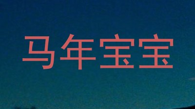 马年宝宝