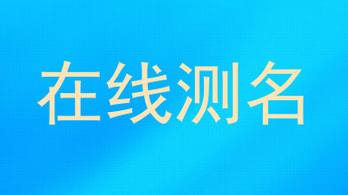 在线测名