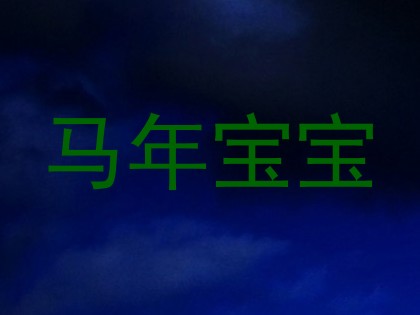 马年宝宝