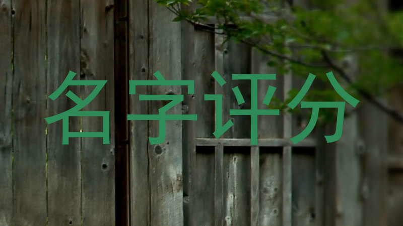 名字评分