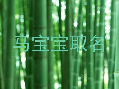 马宝宝取名
