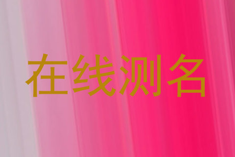 在线测名