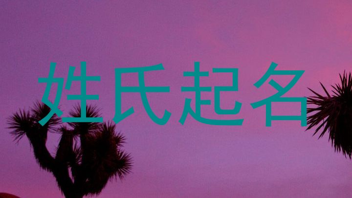 姓氏起名