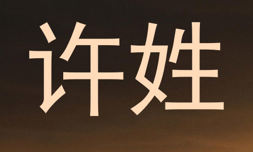 许姓