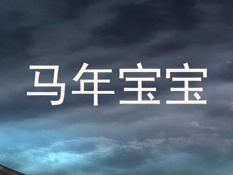 马年宝宝