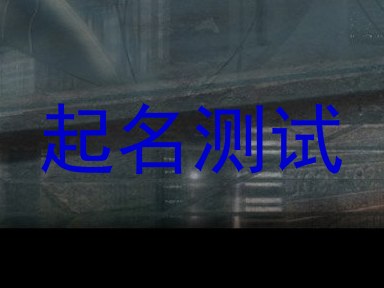 起名测试