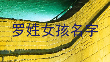罗姓女孩名字
