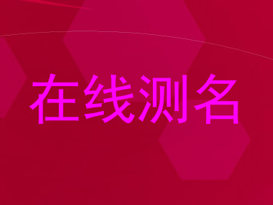 在线测名