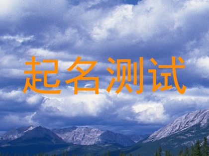 起名测试