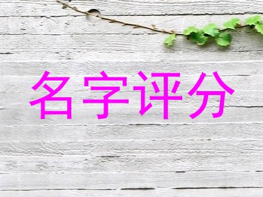 名字评分