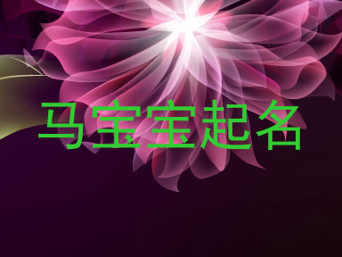 马宝宝起名