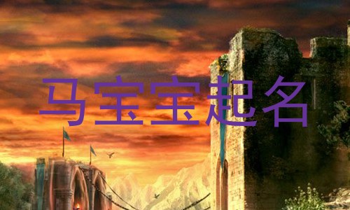 马宝宝起名