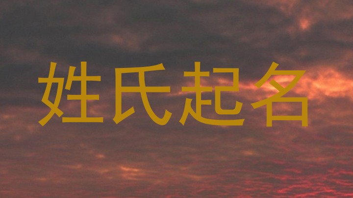 姓氏起名