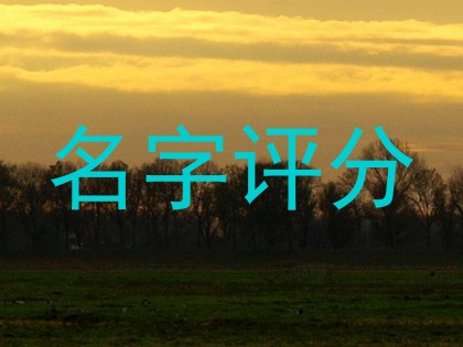 名字评分