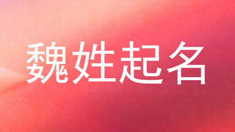 魏姓起名