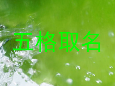 五格取名