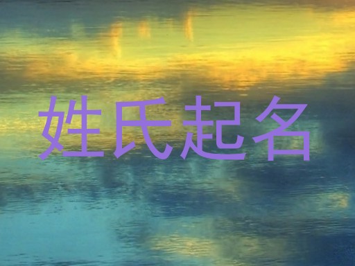 姓氏起名
