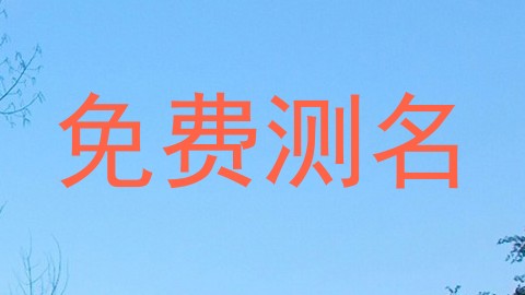 免费测名