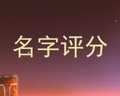 名字评分