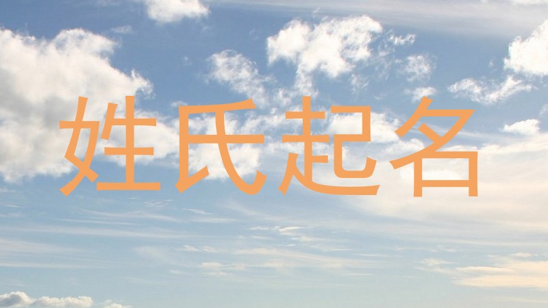 姓氏起名