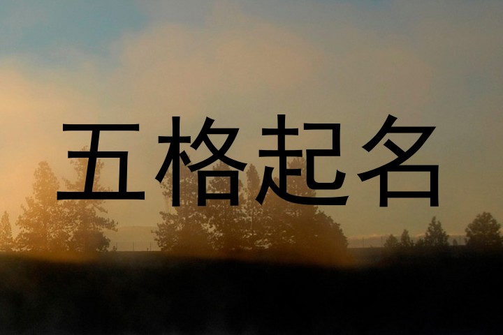 五格起名
