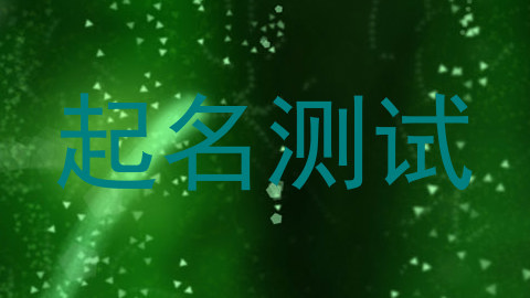 起名测试