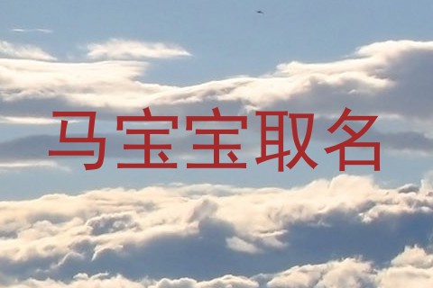 马宝宝取名