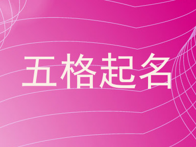 五格起名