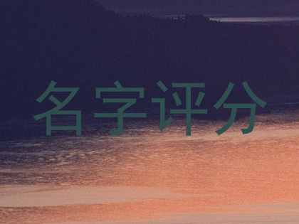 名字评分