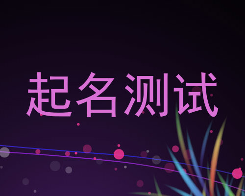起名测试