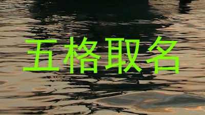 五格取名