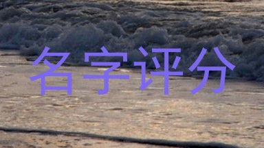 名字评分