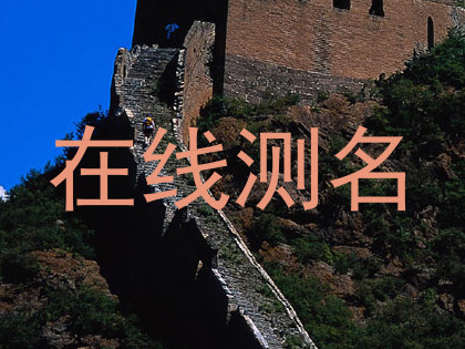 在线测名