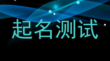 起名测试
