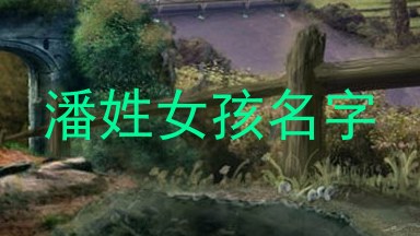 潘姓女孩名字