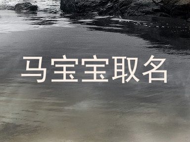 马宝宝取名