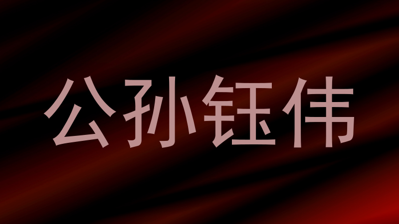 公孙钰伟