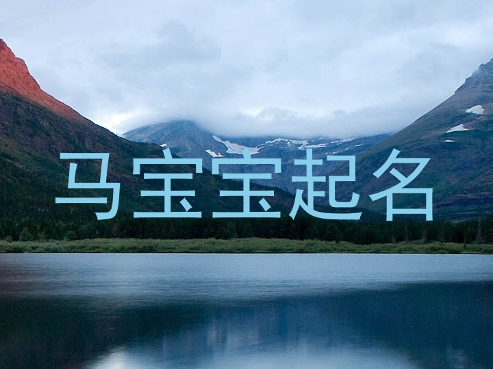 马宝宝起名