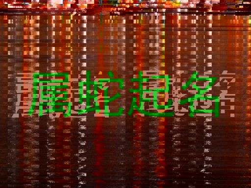 属蛇起名