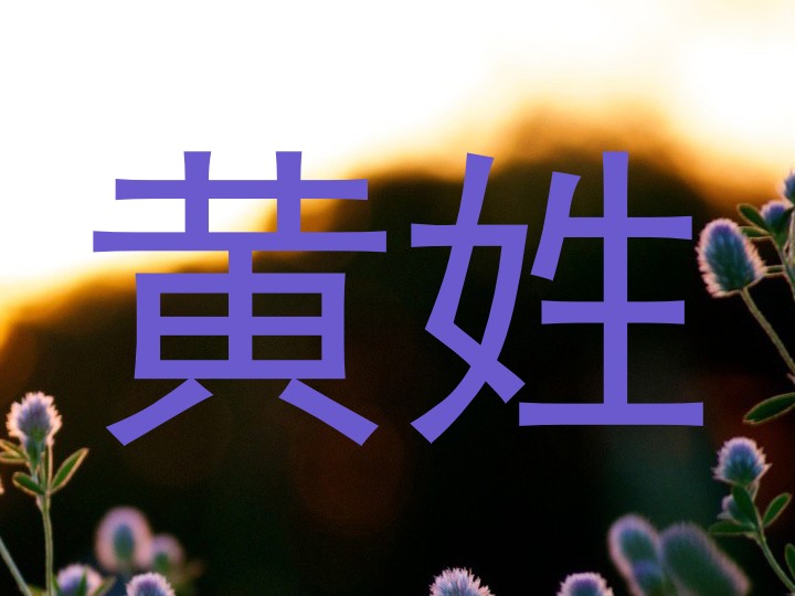 黄姓