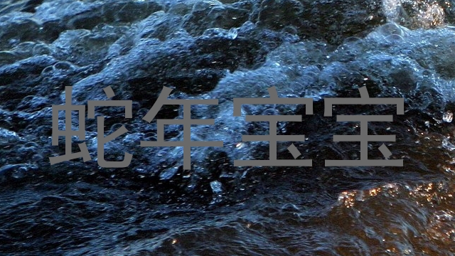 蛇年宝宝