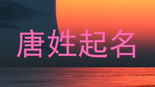 唐姓起名