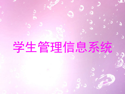 学生管理信息系统