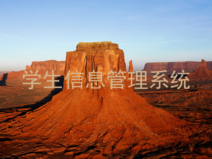 学生信息管理系统