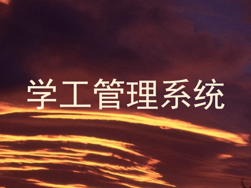 学工管理系统